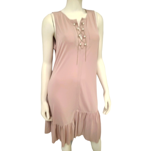 V by Violet Weekend Pale Pink Dress New With Tags size XL - Picture 4 of 8